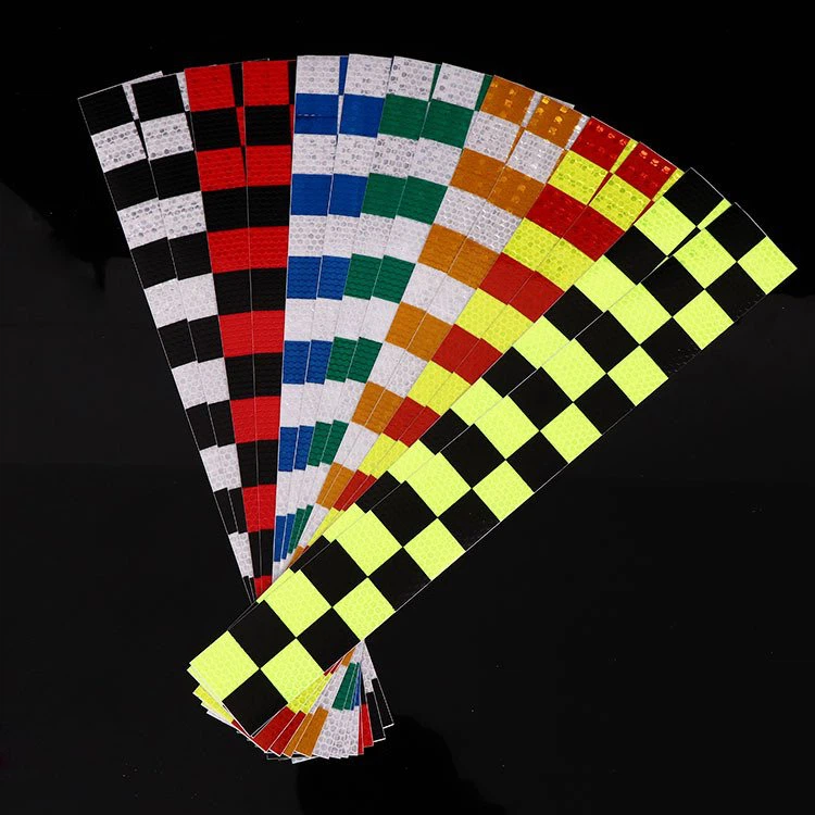 Reflective checkered tape