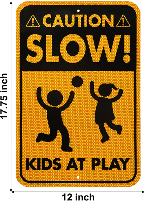 Slow Down Sign 15