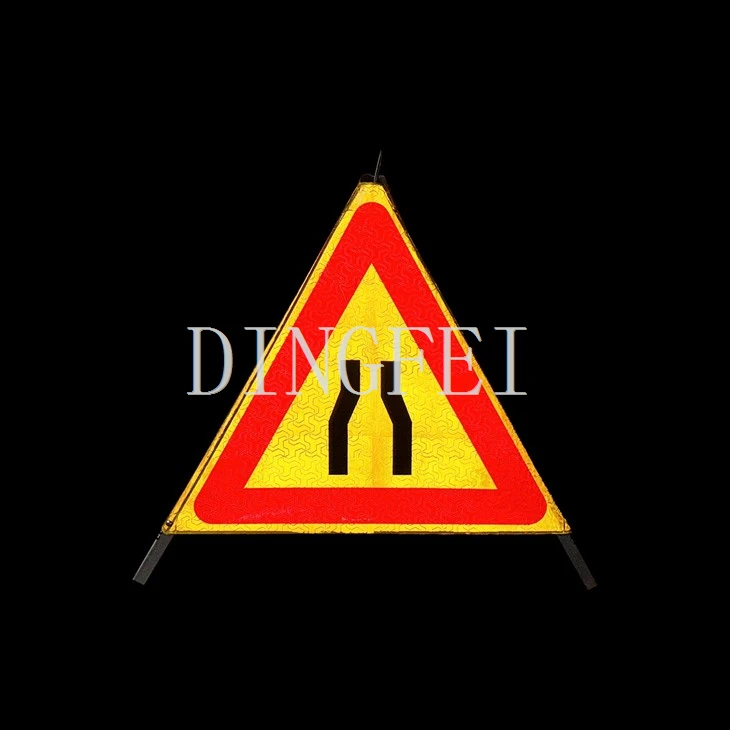 3 Side Reflective Tripod Warning Sign