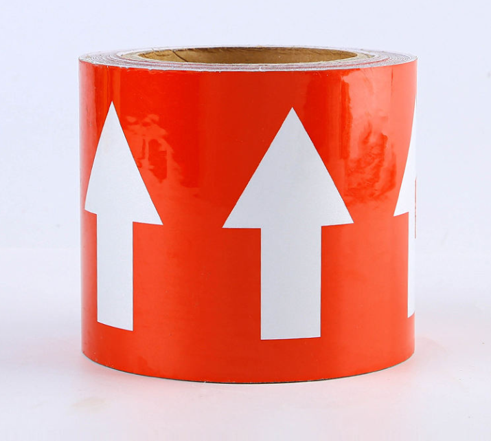 Custom Reflective Pipe Markers Reflective Pipe Arrow Banding Tape (1)