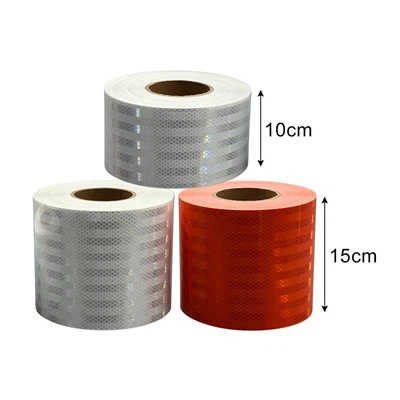 Cinta reflectante blanca de 10 cm.