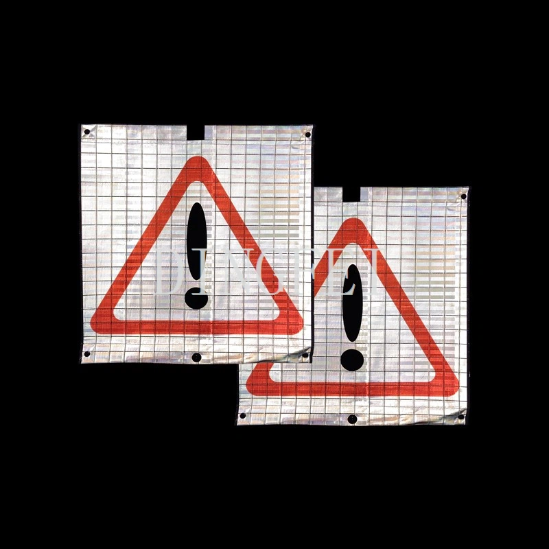 Warning Face PVC Provisional Traffic Sign